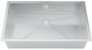 TARJA PARA COCINA SUBMONTAR 77 X 45 CM TECNOLAM MODELO FILOQUADRA77X45