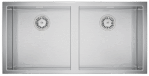 TARJA PARA COCINA SUBMONTAR 89 X 45 CM TECNOLAM MODELO FILOQUADRA89x45 2V