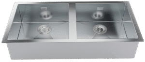 TARJA PARA COCINA SUBMONTAR 89 X 45 CM TECNOLAM MODELO FILOQUADRA89x45 2V