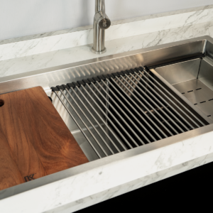 FREGADERO PARA COCINA EMPOTRAR Y SUBMONTAR 94 X 45 CM