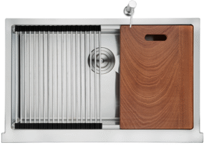 FREGADERO PARA COCINA EMPOTRAR Y SUBMONTAR 77.5 X 48 CM
