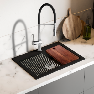 FREGADERO PARA COCINA EMPOTRAR Y SUBMONTAR 78 X 51 CM