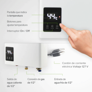 CALENTADOR INSTANTANEO GAS 38 X 14 CM