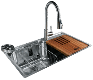 TARJA PARA COCINA EMPOTRAR 74 X 45 CM KELE MODELO KELEGO 2