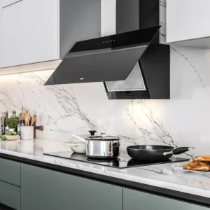 CAMPANA DECORATIVA DE PARED WHIRLPOOL DE 80 CM WHV8040B