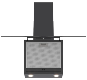 CAMPANA DECORATIVA DE PARED WHIRLPOOL DE 80 CM WHV8040B