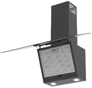 CAMPANA DECORATIVA DE PARED WHIRLPOOL DE 80 CM WHV8040B