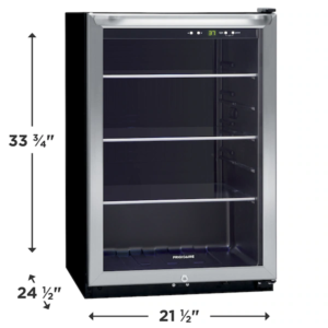 ENFRIADOR DE BEBIDAS 87 CM FRIGIDAIRE MODELO FRYB4623AS