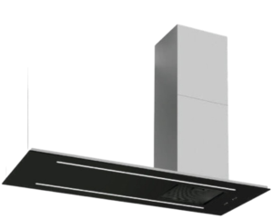 CAMPANA DECORATIVA ISLA 140 CM TECNOLAM MODELO LYRA.AC140