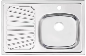 TARJA DE ACERO INOXIDABLE EMPOTRAR 80 CM  TRAMONTINA MODELO 93849515