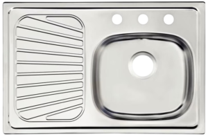 TARJA DE ACERO INOXIDABLE EMPOTRAR 80 CM TRAMONTINA MODELO 93849535