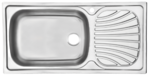 TARJA DE ACERO INOXIDABLE EMPOTRAR 100 CM TRAMONTINA MODELO 93855615