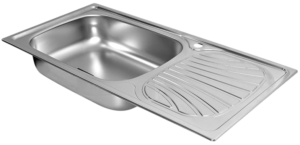 TARJA DE ACERO INOXIDABLE EMPOTRAR 100 CM TRAMONTINA MODELO 93855615