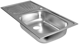 TARJA DE ACERO INOXIDABLE EMPOTRAR 100 CM TRAMONTINA MODELO 93856615