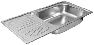 TARJA DE ACERO INOXIDABLE EMPOTRAR 100 CM TRAMONTINA MODELO 93856615