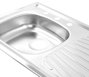 TARJA DE ACERO INOXIDABLE EMPOTRAR 100 CM TRAMONTINA MODELO 93943535