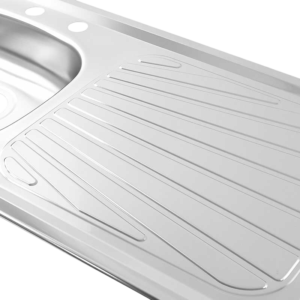 TARJA DE ACERO INOXIDABLE EMPOTRAR 100 CM TRAMONTINA MODELO 93943535