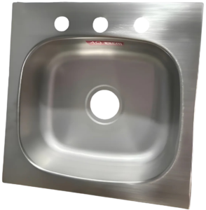 TARJA DE ACERO INOXIDABLE EMPOTRAR 48 CM CM FREGADEROS MODELO CM-470