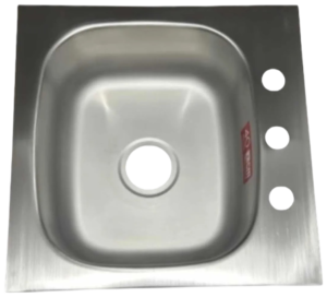 TARJA DE ACERO INOXIDABLE EMPOTRAR 48 CM CM FREGADEROS MODELO CM-470