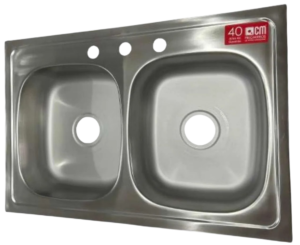 TARJA DE ACERO INOXIDABLE EMPOTRAR 84 CM CM FREGADEROS MODELO CM-850