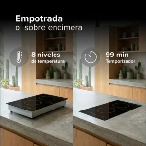 PARRILLA AVERA 29 CM VERTICAL INDUCCION 2Q  MODELO PIV2B