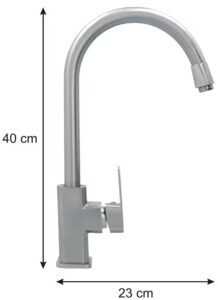 MONOMANDO AXCENT FLAVIA 43X25X5.5 SATIN MODELO FLAVIA211L