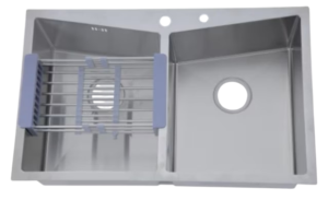 FREGADERO AXCENT 76 X 45 X 23 EMPOTRAR 2 TINAS SATIN MODELO DALILA