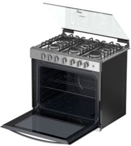 ESTUFA EMPOTRABLE A GAS LP 76 CM WHIRPOOL MODELO WER2100D 6 QUEMADORES
