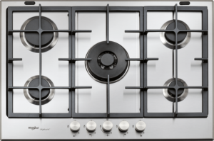 PARRILLA DE GAS 30″  5 QUEMADORES MARCA WHIRLPOOL MODELO AKT790IXL , ACERO INOXIDABLE