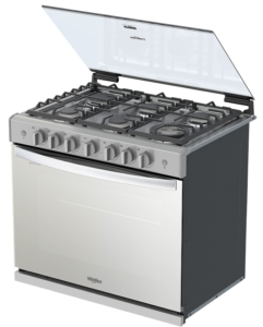 ESTUFA DE EMPOTRE GRIS GAS WHIRLPOOL 30″ MODELO WER3100D