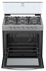 ESTUFA DE EMPOTRE GRIS GAS WHIRLPOOL 30″ MODELO WER3100D
