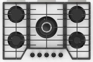 NUUR PARRILLA A GAS 5 QUEMADORES BLANCA PARGA5VTB