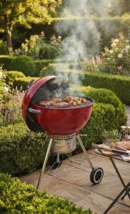 ASADOR A CARBON  WEBER ORIGINAL KETTLE PREMIUM CRIMSON 22″ 14403001