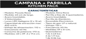 KITCHENPACK PAQUETE AXCENT ALINA NOVO + PICCOLO NOVO
