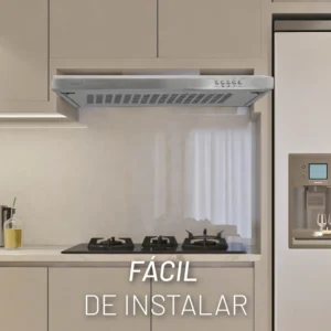 NUUR CAMPANA EXTRACTORA DECORATIVA PARED 80CM ACERO CAMEXPA80A