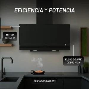 CAMPANA NUUR 90 CM DECORATIVA PARED CAMEXPA90VTM