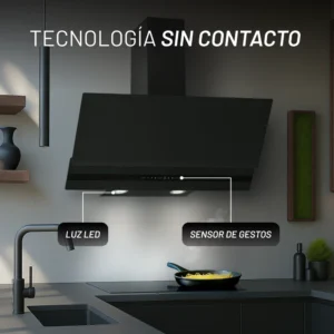 CAMPANA NUUR 90 CM DECORATIVA PARED CAMEXPA90VTM