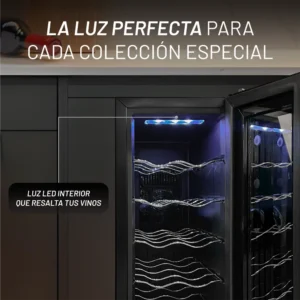 ENFRIADOR NUUR DE VINOS 12 BOTELLAS MODELO CAVA12