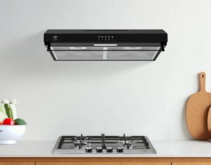 CAMPANA AVERA 60 CM BAJO ALACENA NEGRA CEA60N