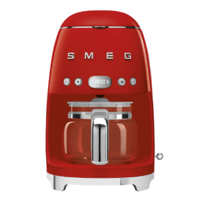 MAQUINA SMEG DE CAFE, GOTEO- FILTRO, 10 TAZAS, COLOR ROJO. DCF02RDUS