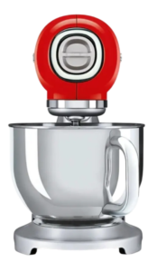 Batidora SMEG 600W, 4.8 Lt, 10 VELOCIDADES COLOR ROJO. SMF02RDUS