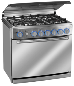 ESTUFA EMPOTRABLE A GAS 76 CM MARCA KOBLENZ MODELO EE-3231 BC-IIRLB BARI