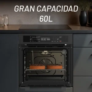 HORNO NUUR 60 CM GAS NATURAL NEGRO MATE HOGAS60DINAT-M