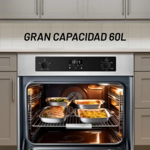 NUUR HORNO EMPOTRABLE GAS LP 60 CM HOGAS60LP