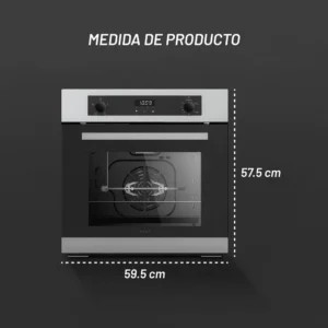 NUUR HORNO EMPOTRABLE GAS LP 60 CM HOGAS60LP
