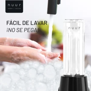 LICUADORA NUUR 2 VASOS 600 ML CON TAPA LIPOR2