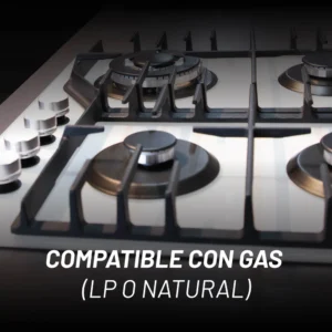 NUUR PARRILLA A GAS 4 QUEMADORES BLANCA PARGA4VTB