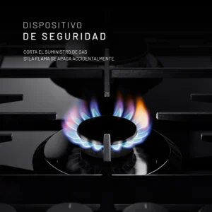 PARRILLA NUUR 76 CM GAS NEGRA PARGA5VT-L