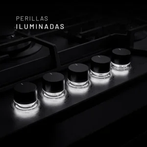 NUUR PARRILLA A GAS 76CM 5 QUEMADORES VT MATE PARGA5VTM-L