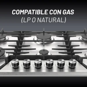 NUUR PARRILLA A GAS 6 QUEMADORES AI PARGA6AI